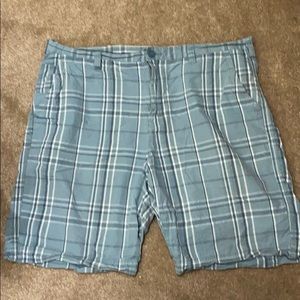 Teal Stripped Shorts